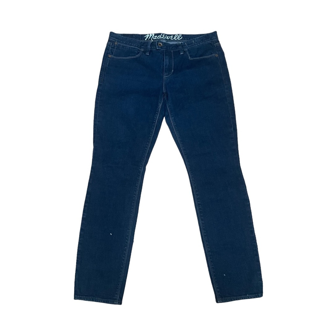 Madewell dark wash cropped jeans